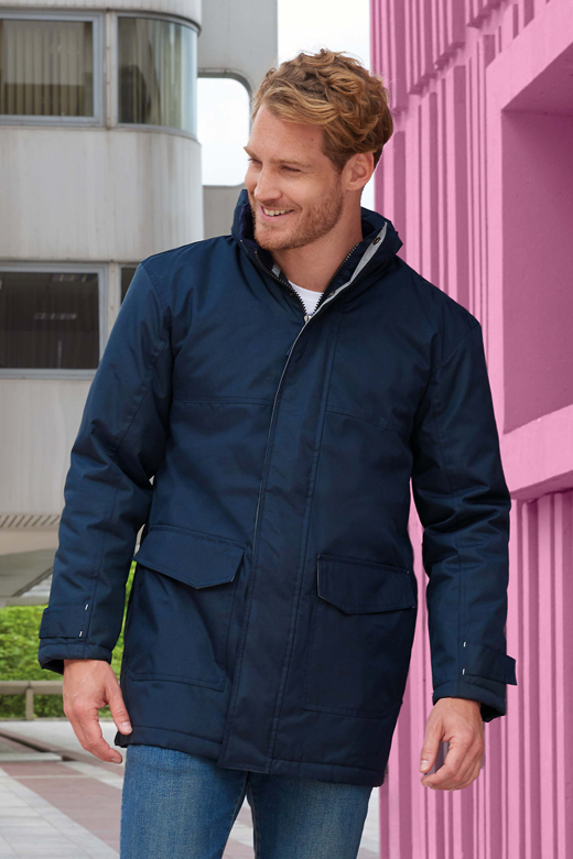 PARKA UNISEXE DOUBLÉE POLAIRE ET MATELASSÉE