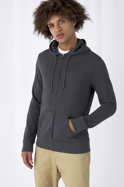 B&C Organic Zipped Hood